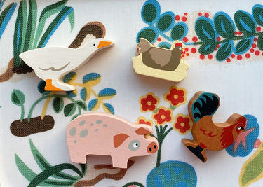 Wooden Animal Hen