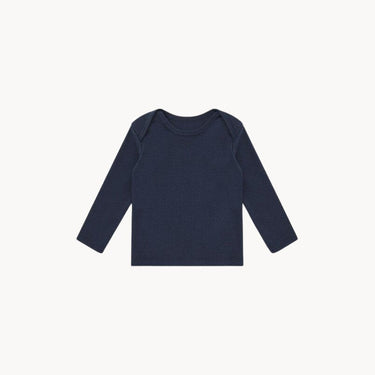 Organic Cotton Shirt in Dark Blue from Bonton