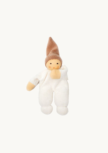 Nucki Rattle Doll Light Brown