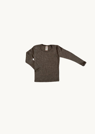 Wool & Silk Shirt Walnut