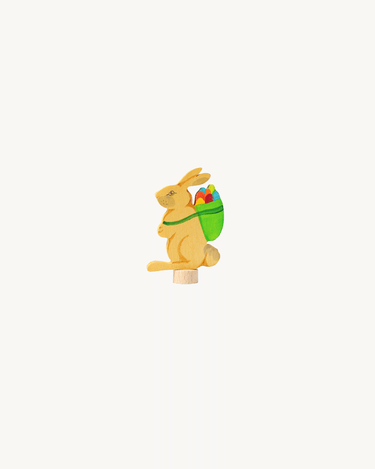 Decorative Figure Rabbit with Basket