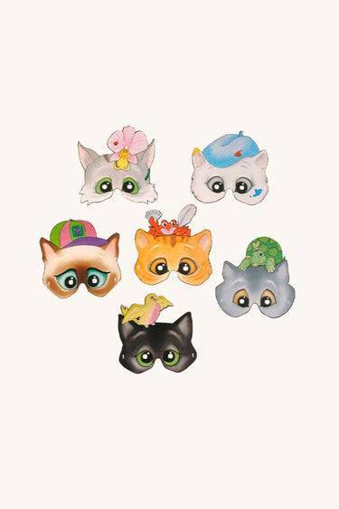 Character Cats Party Masks