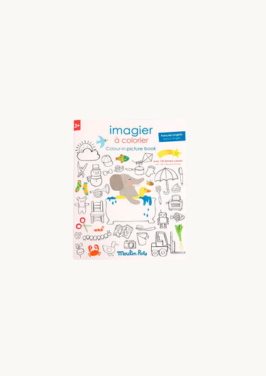 Colour-in Picture & Stickers Book