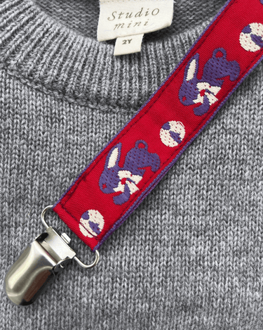 Pacifier Clip Bunnies