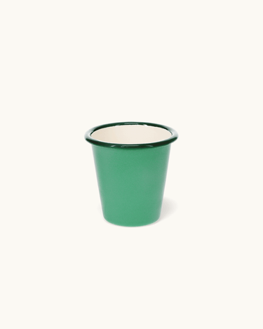 Large Enamel Cup Light Green
