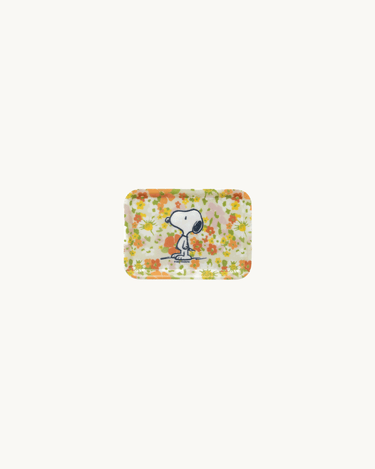 Peanuts Snoopy Small Tray 'Wildflowers'