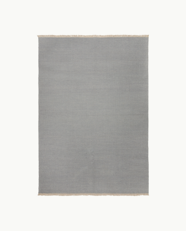 Light Blue Wool Rug