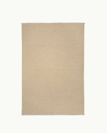 Beige Wool Rug