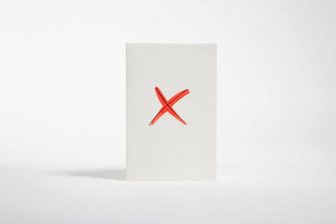Hand-Painted Card Envelope in Kiss from Scribble & Daub
